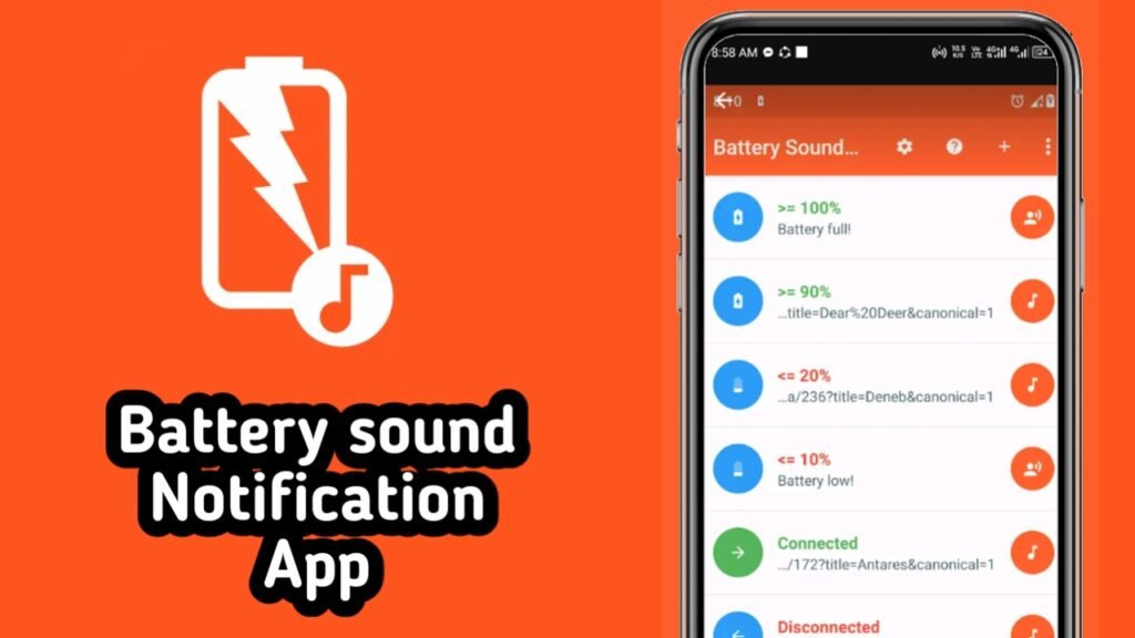 Battery Sound Notification App